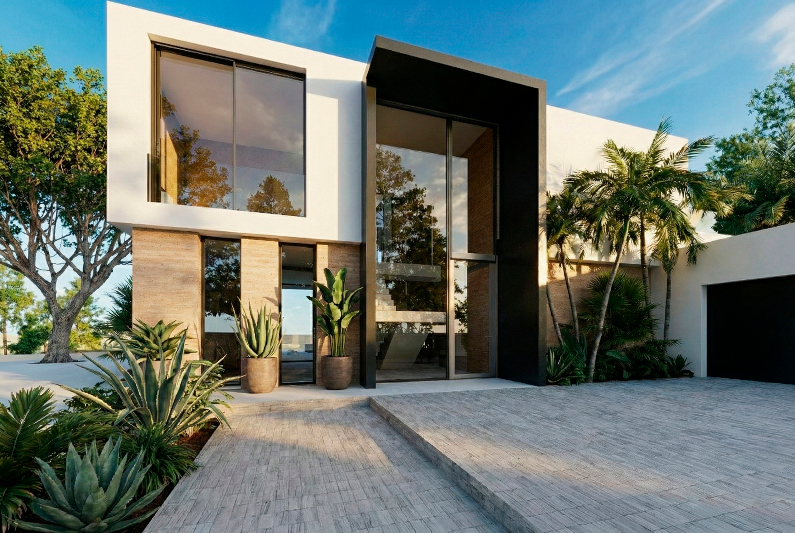 casas estilo mediterráneo moderno