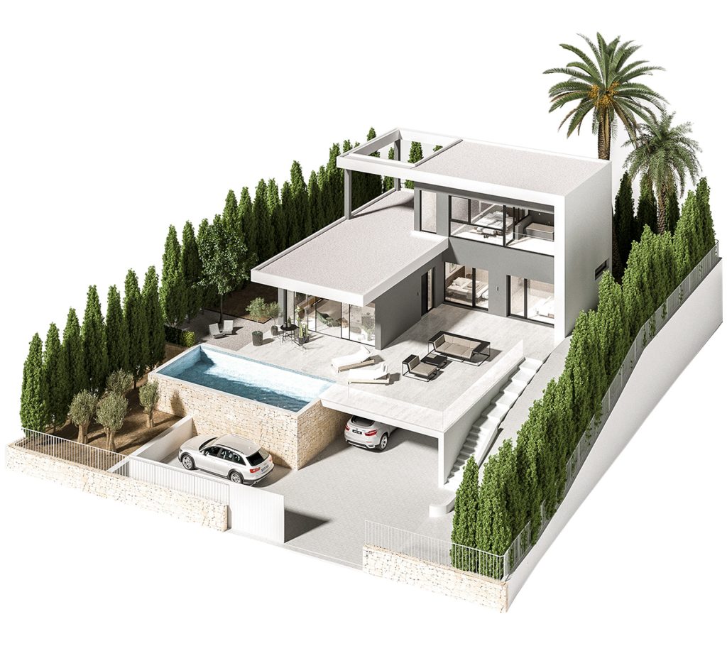 casas estilo mediterráneo moderno